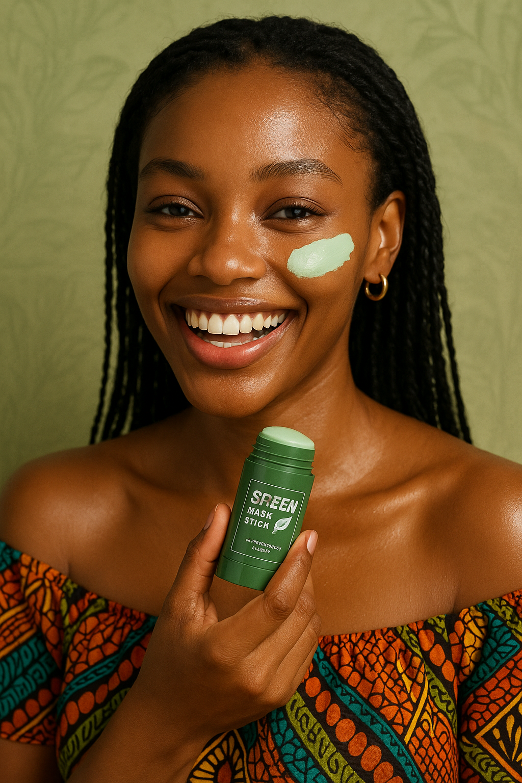 🌿 Green Mask Stick – Le Secret Naturel pour une Peau Pure et Radieuse