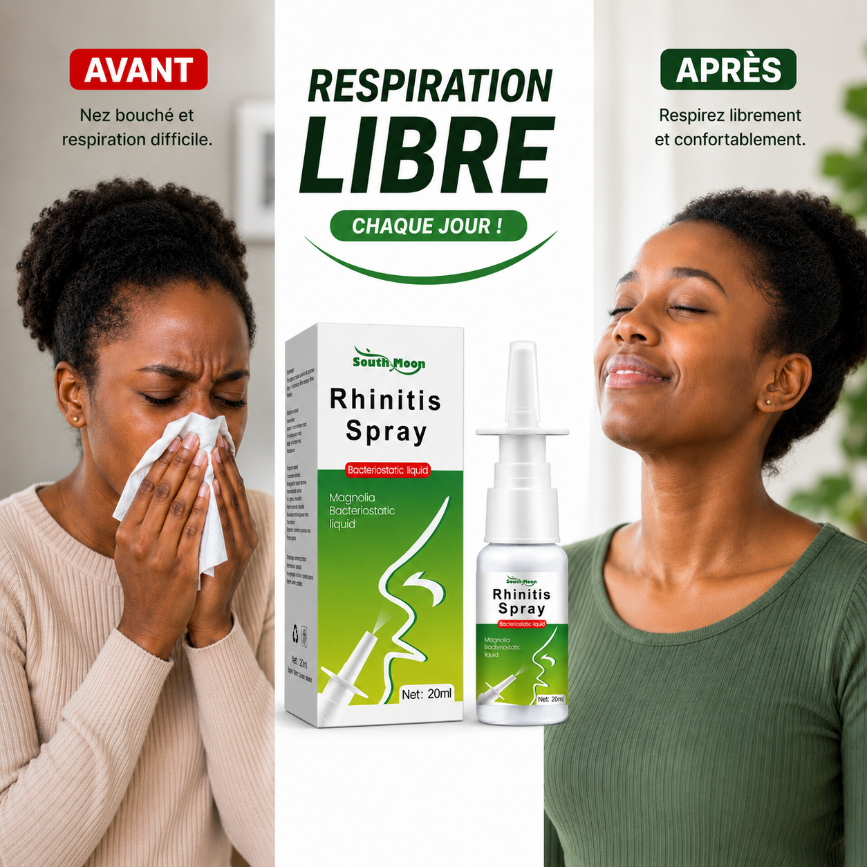 Spray Nasal Anti sinusite – Respirez enfin librement au quotidien 🌿👃