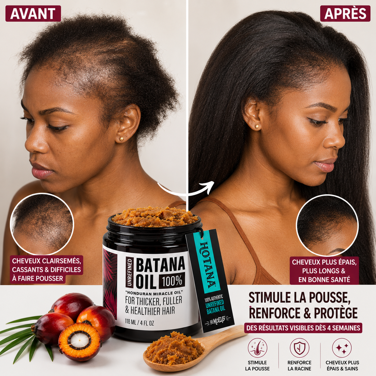 Huile de Batana 100% Pure