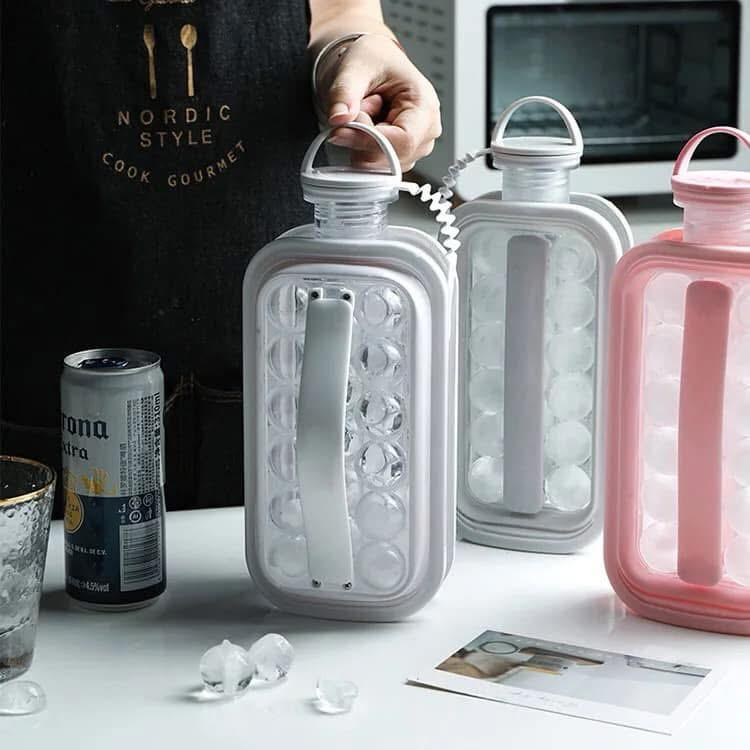 ❄️ Bouteille à Glaçons Intégrés – Rafraîchissez Vos Boissons Partout ! 🧊