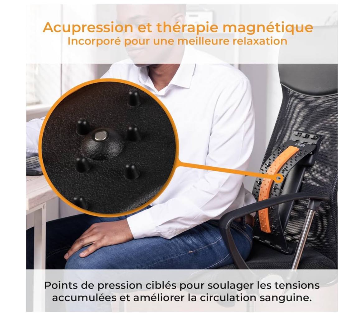 ✨ Appareil d'Étirement Lombaire & Correcteur de Posture